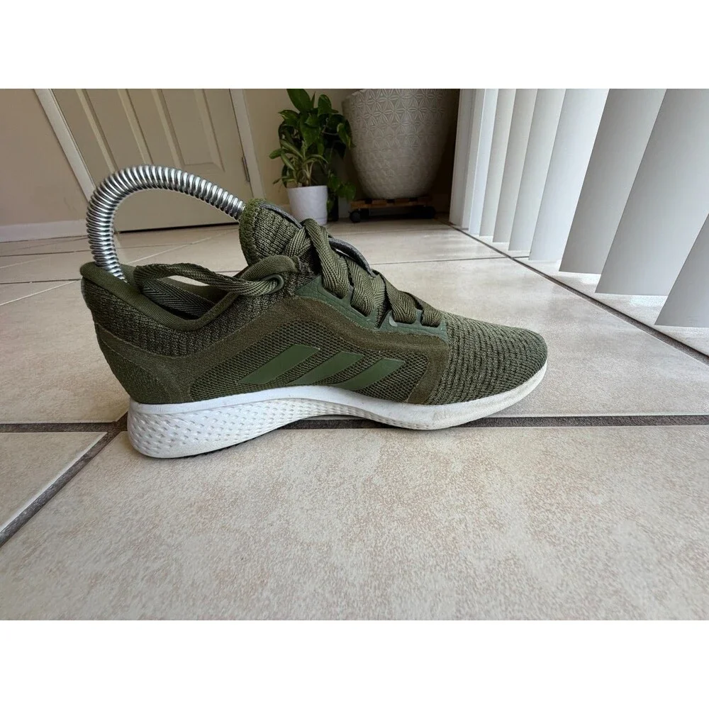 Adidas Edge Lux 3 Olive Green Women's Running Shoes Size 6 Sneakers Bounce